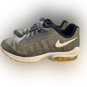 Nike Air Grey Sneakers with White Swoosh